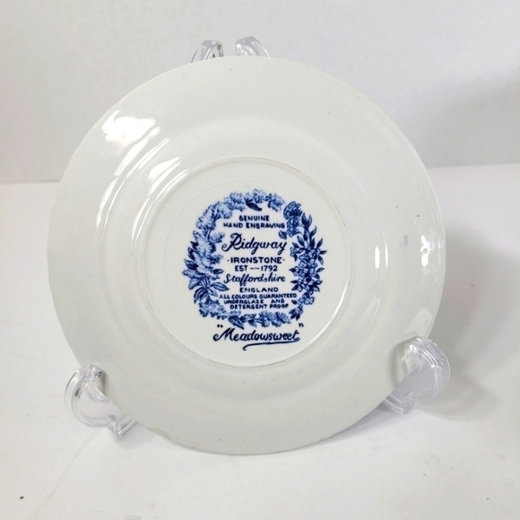 Ridgway Ironstone Meadowsweet Bread Butter Plates Set of 4 - Picture 4 of 7